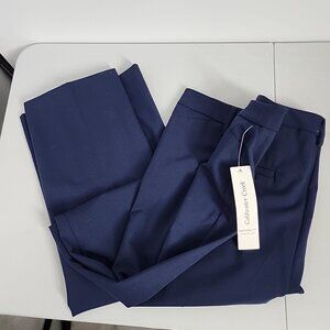 NEW Coldwater Creek Natural Fit Studio Pants Trousers Size 16 Navy Blue